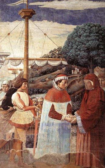 Disembarkation at Ostia, GOZZOLI, Benozzo